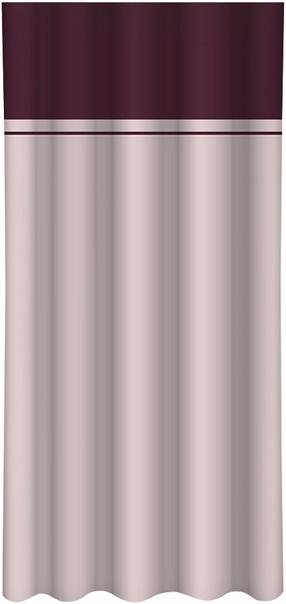 Naktinė užuolaida ZMH-117, bordo sp./rožinė sp., 160 cm x 270 cm