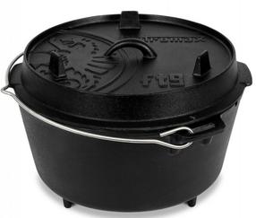 Katilas Petromax Dutch Ovens, ketus, 36.4 cm, 7.5 l, juoda sp.