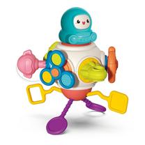 Lavinimo žaislas, sensorika, manipuliacijos BabyOno Have Fun Astronaut, 16 cm, įvairių spalvų