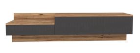 TV galds Kalune Design, antracīta krās./priedes krās., 160 cm x 35 cm x 35 cm