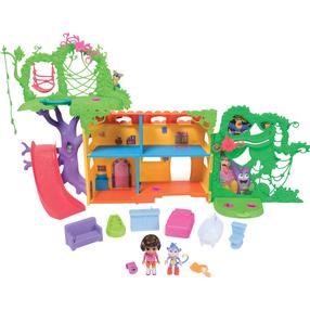 Figūriņu komplekts, ar piederumiem Spin Master Nickelodeon Dora Rainforest Casita, daudzkrāsaina