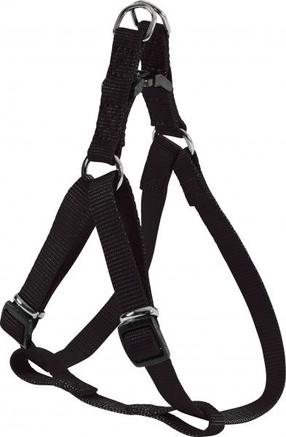 Koerte traksid Zolux Nylon Vest-Shape, must v., 15 mm