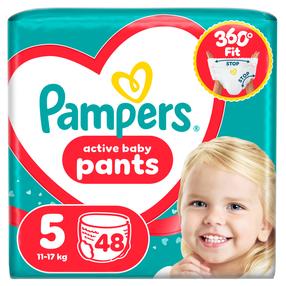 Подгузники-трусики Pampers Pants, 5 размер, 11 - 17 кг, 48 шт.