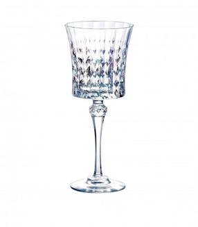 Vyno taurių komplektas Cristal dArques Lady Diamond L9744, kristalinas, 0.19 l, 6 vnt.