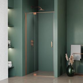 Dušas durvis Magnifity Versa, 100 cm x 200 cm, copper brushed krās./caurspīdīgs