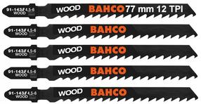 Saetera komplekt Bahco T-shank, 10 cm, 5 tk