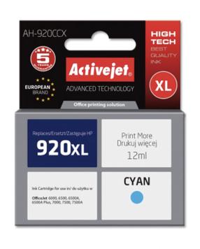Tintes printera kasetne ActiveJet Premium AH-920CCX, zila krās., 12 ml