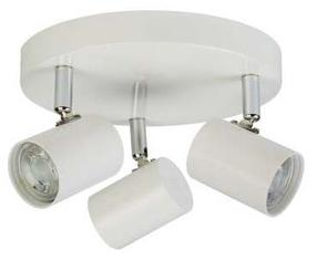 Šviestuvas lubų Searchlight Rollo 3Lt, LED, 3000 °K, 3 x 11.5 W, balta sp. / balta sp.