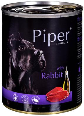 Märg koeratoit Dolina Noteci & Piper Piper Animals, küülikuliha, 0.8 kg