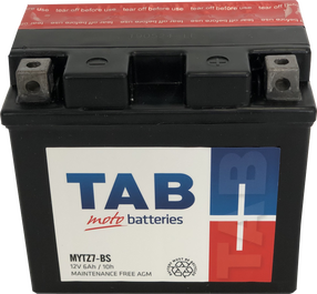 Motocikla akumulators TAB Moto MYTZ7BS, 12 V, 6 Ah, 130 A