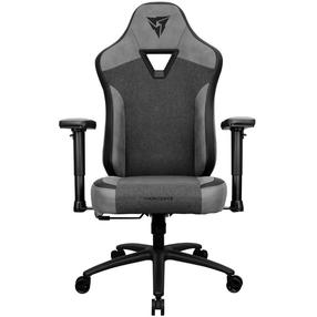 Spēļu krēsls ThunderX3 Loft TEGC-2058101.11, 52 x 56 x 121 - 131 cm, melna krās./pelēka krās.