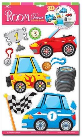 Dekoratiivne kleebis Marko Cars, 31 cm x 41.5 cm