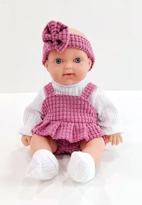 Lėlė - kūdikis Pure baby DF10-014C, 25 cm