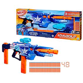 Игрушечный пистолет с пулями Hasbro Nerf LoadOut Galactic Commander Синий цв.