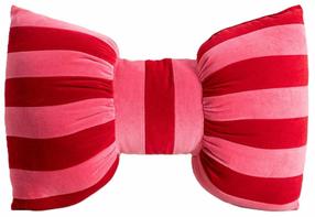 Рождественская декоративная подушка Homla Pinky Bow, красный цв./розовый цв., 45 см x 35 см