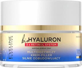 Крем для лица Eveline BioHyaluron 3x Retinol System, 50 мл, 60+