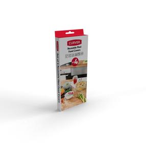 Эластичная многоразовая крышка (4 шт.)