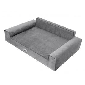 Guļvieta mājdzīvniekiem Hobbydog Glamour New Fancy GLNSZF3, pelēka krās., XL