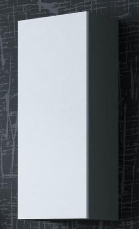 Sieninė lentyna Cama Meble Vigo 90, balta/pilka, 35 cm x 32 cm x 90 cm