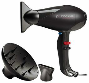 Fēns GA.MA Pluma Compact, 2000 W, melna krās.