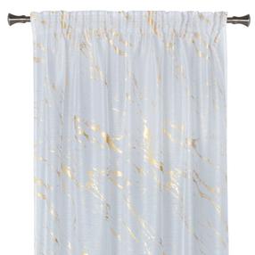 Dieninė užuolaida Splendid Storm GF-STORMT-140/260-BZ, aukso/baltos, 140 cm x 260 cm