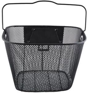 Dviračio krepšys RoGer Metal Basket, metalas, juoda sp.