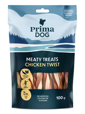 Skanėstas šunims Prima Dog Meaty Treats Chicken Twist, vištiena, 0.1 kg