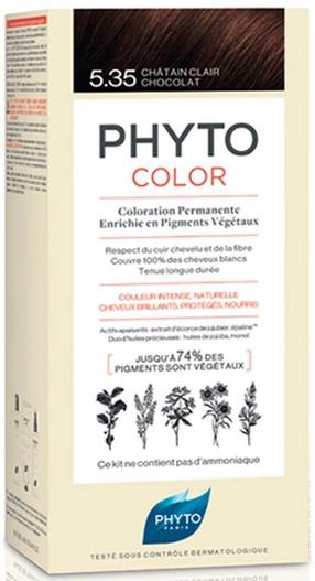 Juuksevärv Phyto Phytocolor, light chocolate brown v., 5.35, 112 ml