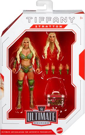 Mängukujuke, koos tarvikutega Mattel WWE Ultimate Edition Tiffany Stratton JHV88, roheline v./pruunikas v.