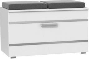 Batų dėžė Opal, balta, 85 cm x 35 cm x 45 cm