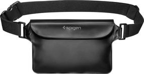Soma uz jostas vietu Spigen AquaShield A620, melna krās.