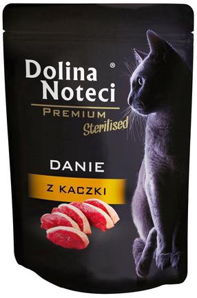 Šlapias kačių maistas Dolina Noteci Premium Sterilised, antiena, 0.085 kg