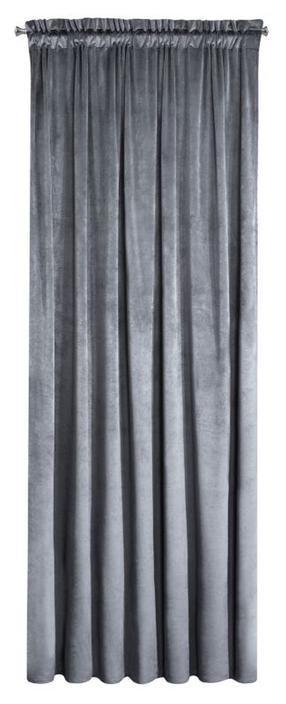 Naktinė užuolaida Rosa, grafito sp., 135 cm x 300 cm