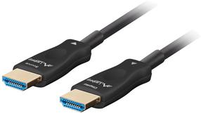 Кабель Lanberg HDMI - HDMI 2.1 8K@60Hz CA-HDMI-30FB-0400-BK HDMI, HDMI, 40 м, черный цв.