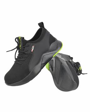 Aizsargapavi vīriešu AWTools Fly Woven AW01515, bez stulma, bez siltinājuma, melna krās./dzeltena krās., 45 izmērs