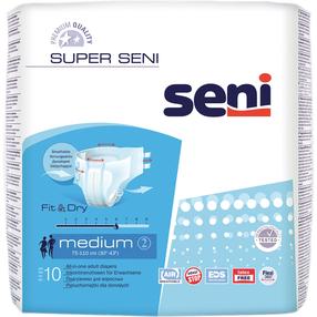 Sauskelnės Seni Super, Medium, 10 vnt.