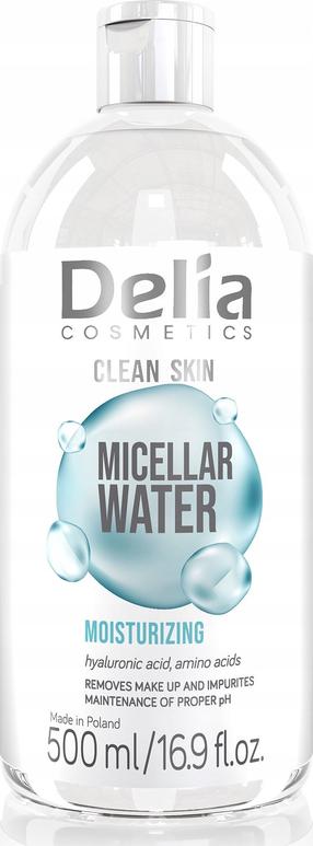 Mitsellaarvesi Delia Cosmetics Clean Skin, 500 ml