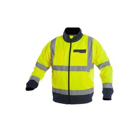 Darba jaka vīriešu Sara Workwear Drogowiec 11420-27, zila krās./dzeltena krās./pelēka krās., XXL izmērs