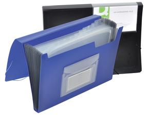 Папка-картотека Q-Connect 11KF01275, A4 Синий цв.