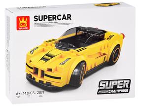 Konstruktor, auto Wange Super Champions Supercar, 143 tk, kollane v.