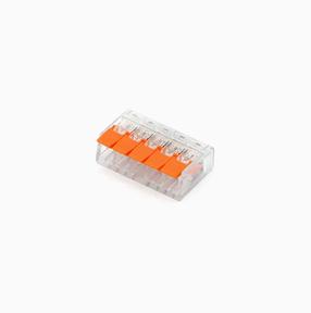 Klemm Okko PCT-415, 5 x 0.02-4 mm², 32 A, oranž v., 25 tk