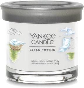 Свеча, ароматическая Yankee Candle Clean Cotton, 35 час, 122 г, белый цв.