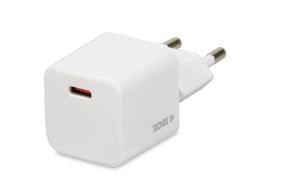 Adapteris iBOX C-38, 1 x USB-C, balta krās., 30 W