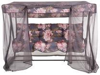 Lauko sūpynės Patio Milano Black Edition, juoda sp./rožinė sp./pilka sp., 220 cm x 134 cm x 157 cm