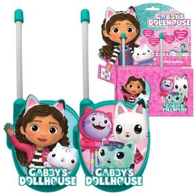 Politseiniku mänguasjad, raadiod Kids Euroswan Gabbys Dollhouse Walkie Talkie, mitmevärviline