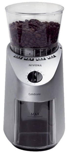 Кофемолка Nivona CafeGrano 130, нержавеющей стали цв.
