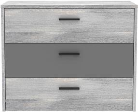 Komoda Forte LNRK214-M172, pilka sp., 79.9 cm x 99.8 cm x 41.5 cm
