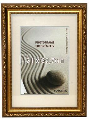 Nuotraukų rėmelis Fotolita Photoframe 204-546, 21 cm x 15 cm, aukso sp.
