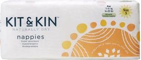Sauskelnės Kit & Kin Naturally Dry Nappies, 3 dydis, 7 - 11 kg, 34 vnt.