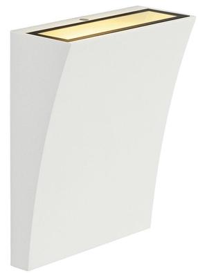 Sieninis lauko šviestuvas SLV Delwa Wide, 10W, LED, IP44, balta sp., 14 cm x 18 cm